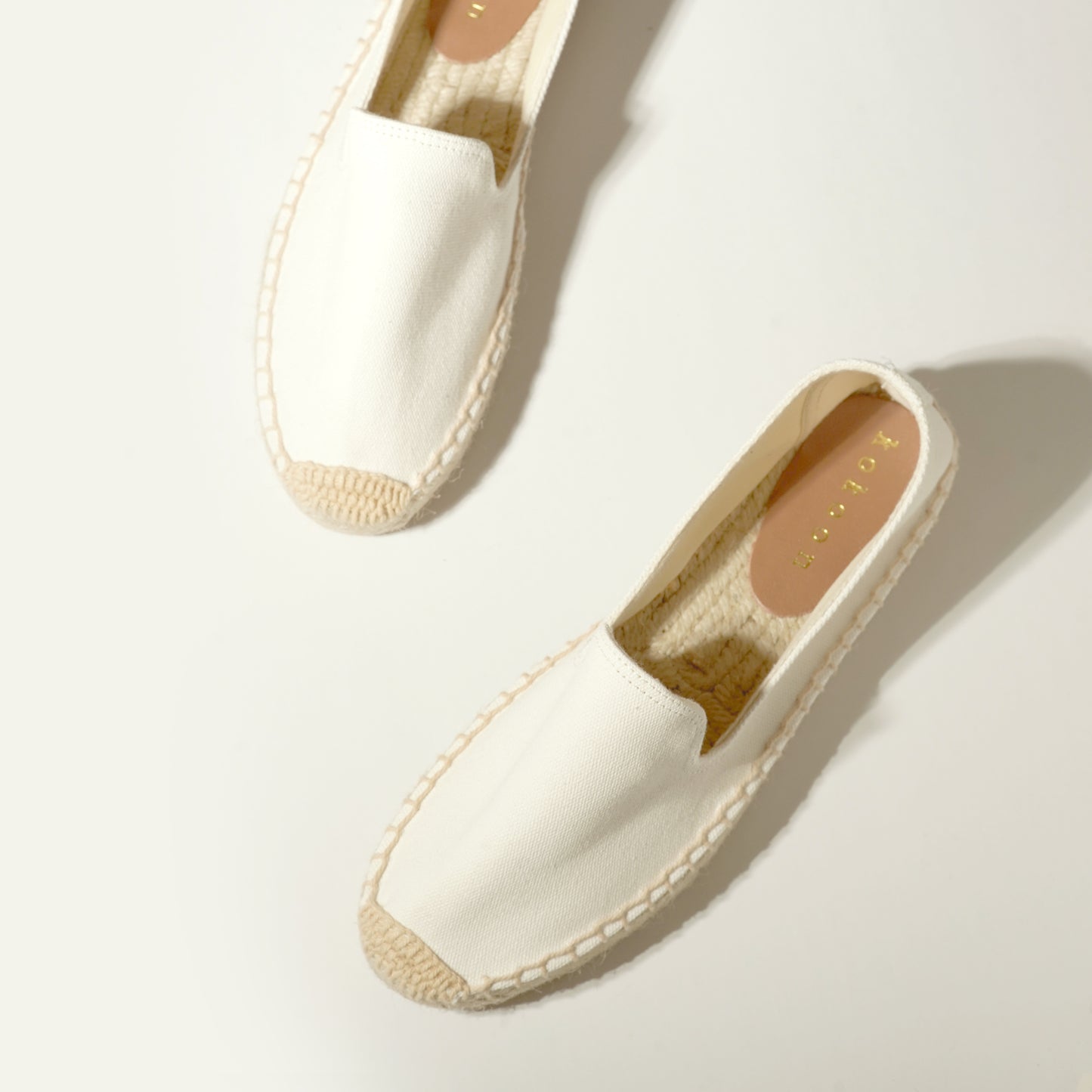 Platform Plain Espadrille - White