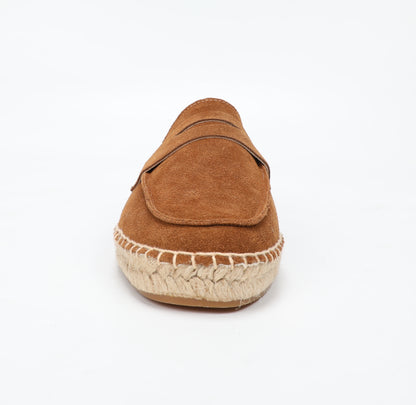 Women's Loafers Espadrille in Sienna Brown (Preorder)