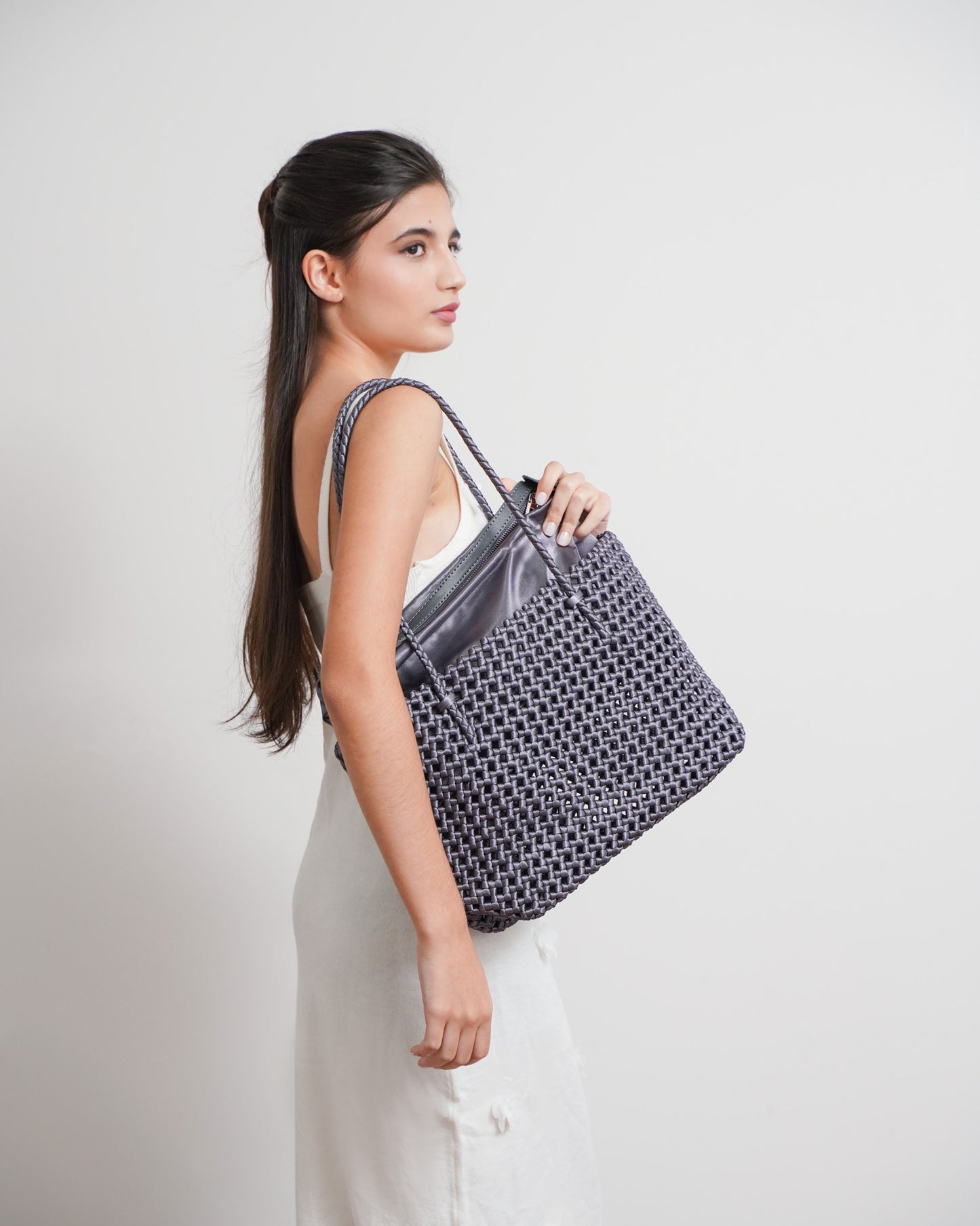 Everyday Tote Bag in Gray