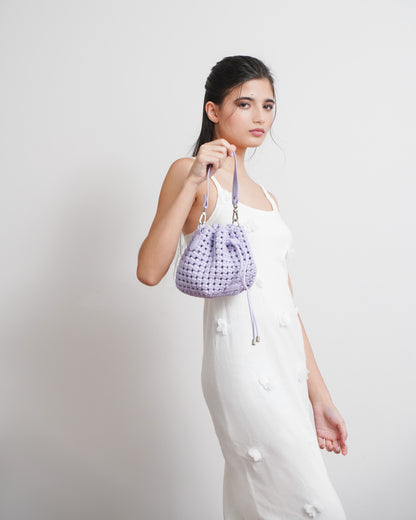 Petite Bucket Bag in Lilac