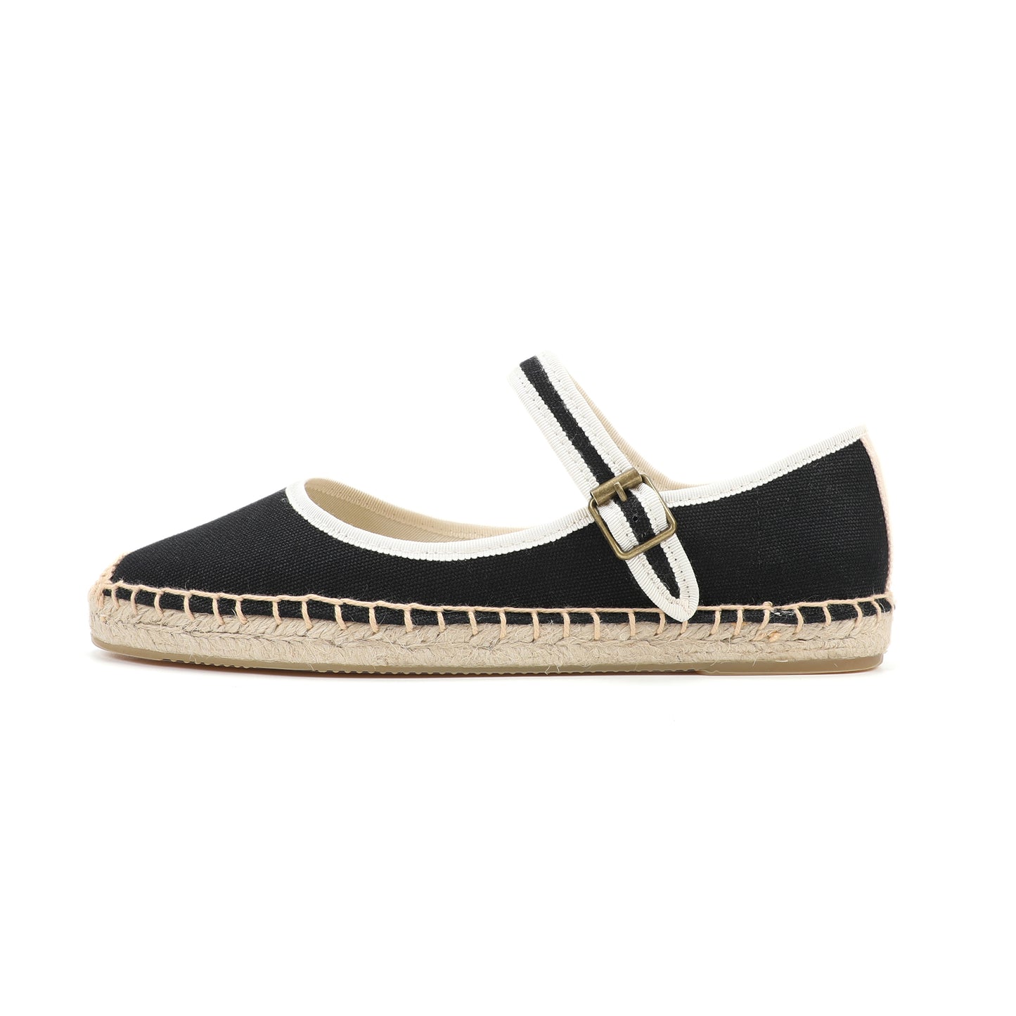 Mary Jane Espadrille - Black