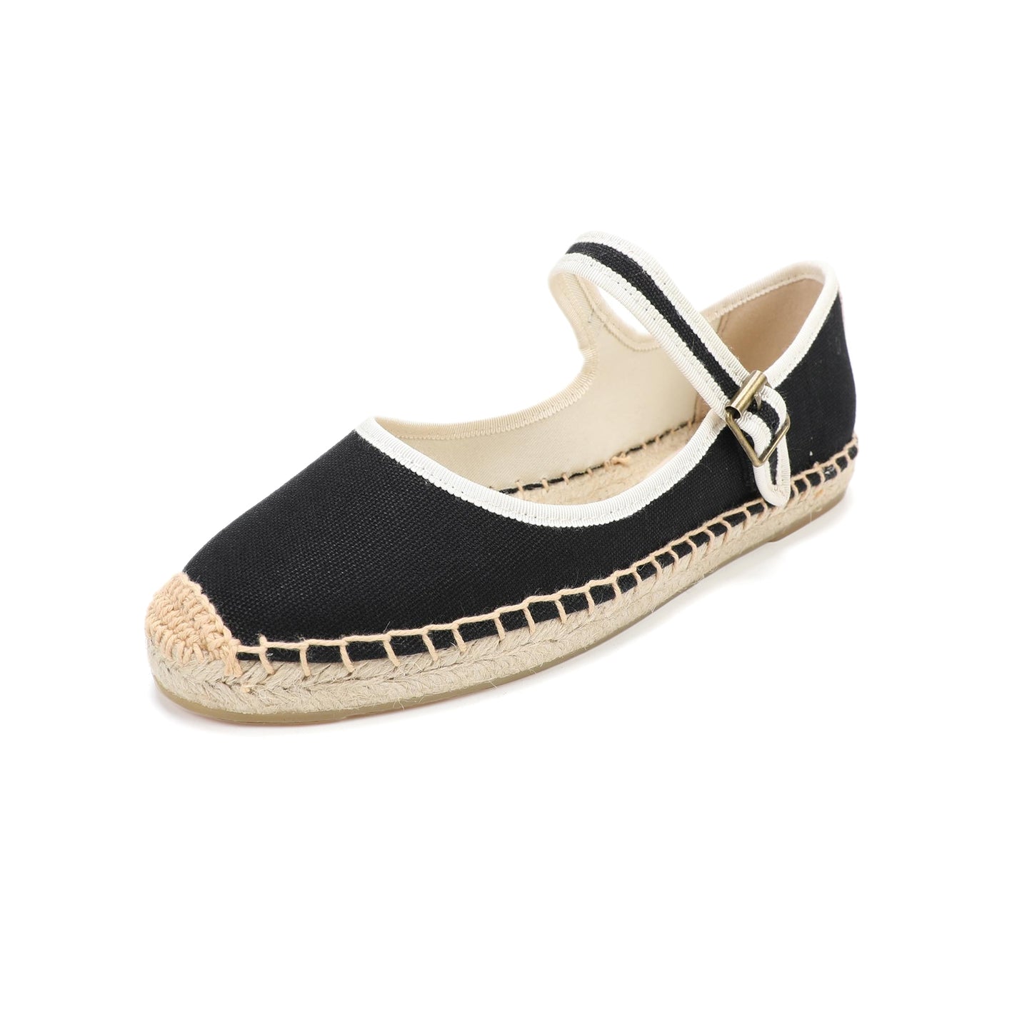 Mary Jane Espadrille - Black