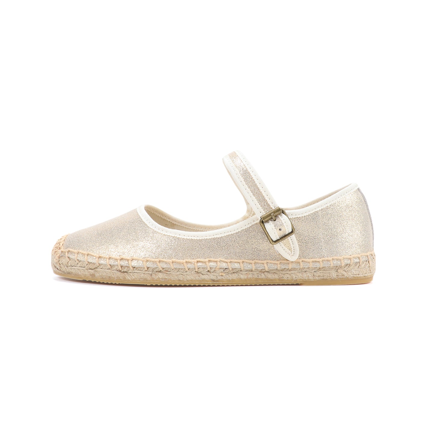 Mary Jane Espadrille - Gold