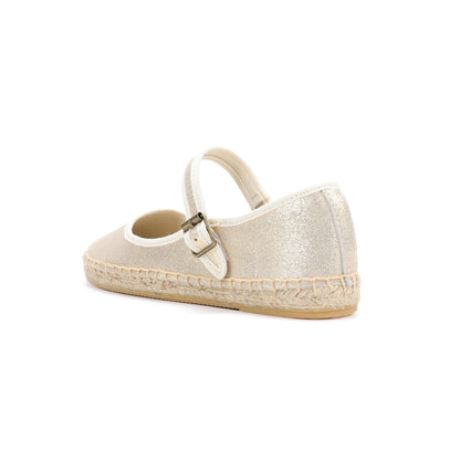 Mary Jane Espadrille - Gold