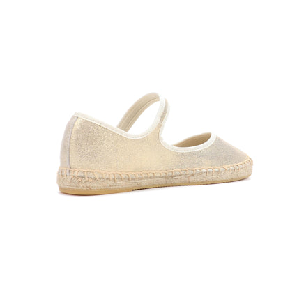 Mary Jane Espadrille - Gold