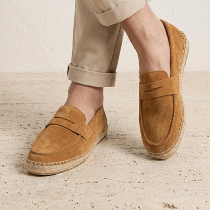 Men’s Loafers Espadrille in Sienna Brown (Preorder)
