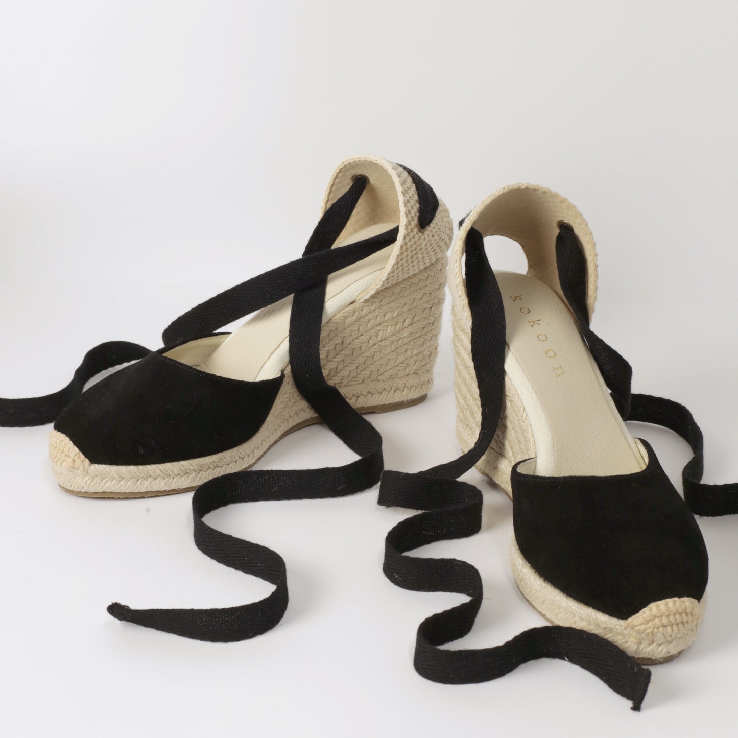 Wedge Espadrille - Black