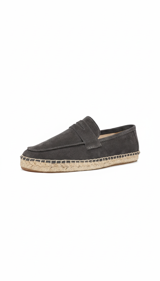 Men’s Loafers Espadrille in Dark Gray (Preorder)