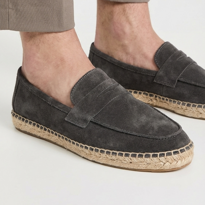 Men’s Loafers Espadrille in Dark Gray (Preorder)