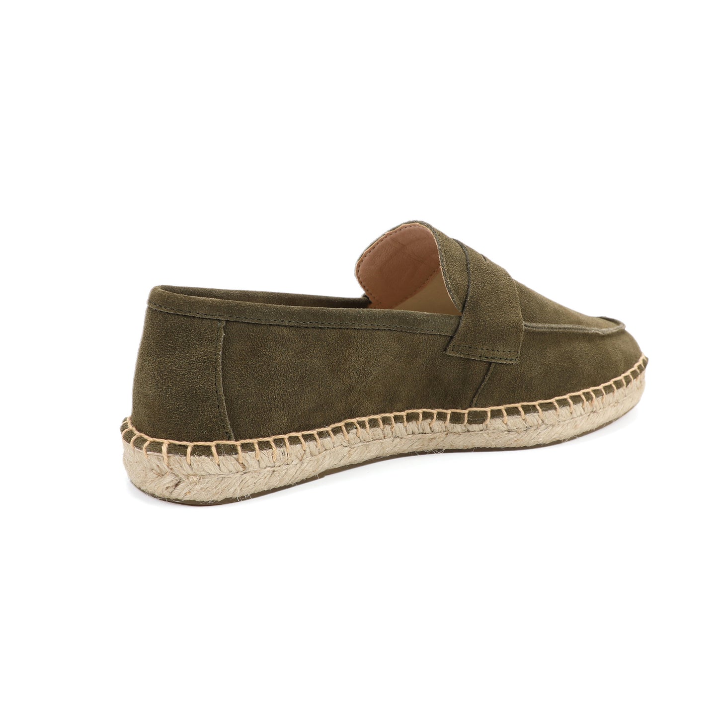 Women's Suede Loafers Espadrille in Forest (Preorder)