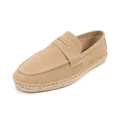 Men’s Loafers Espadrille in Beige (Preorder)