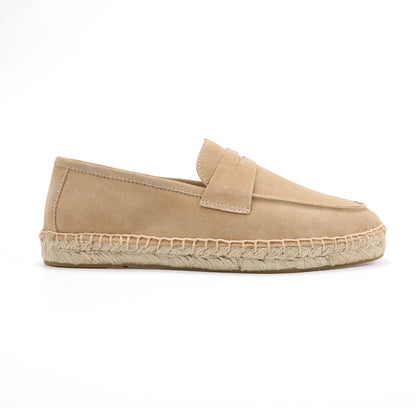 Men’s Loafers Espadrille in Beige (Preorder)