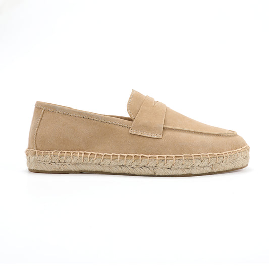 Men’s Loafers Espadrille in Beige (Preorder)