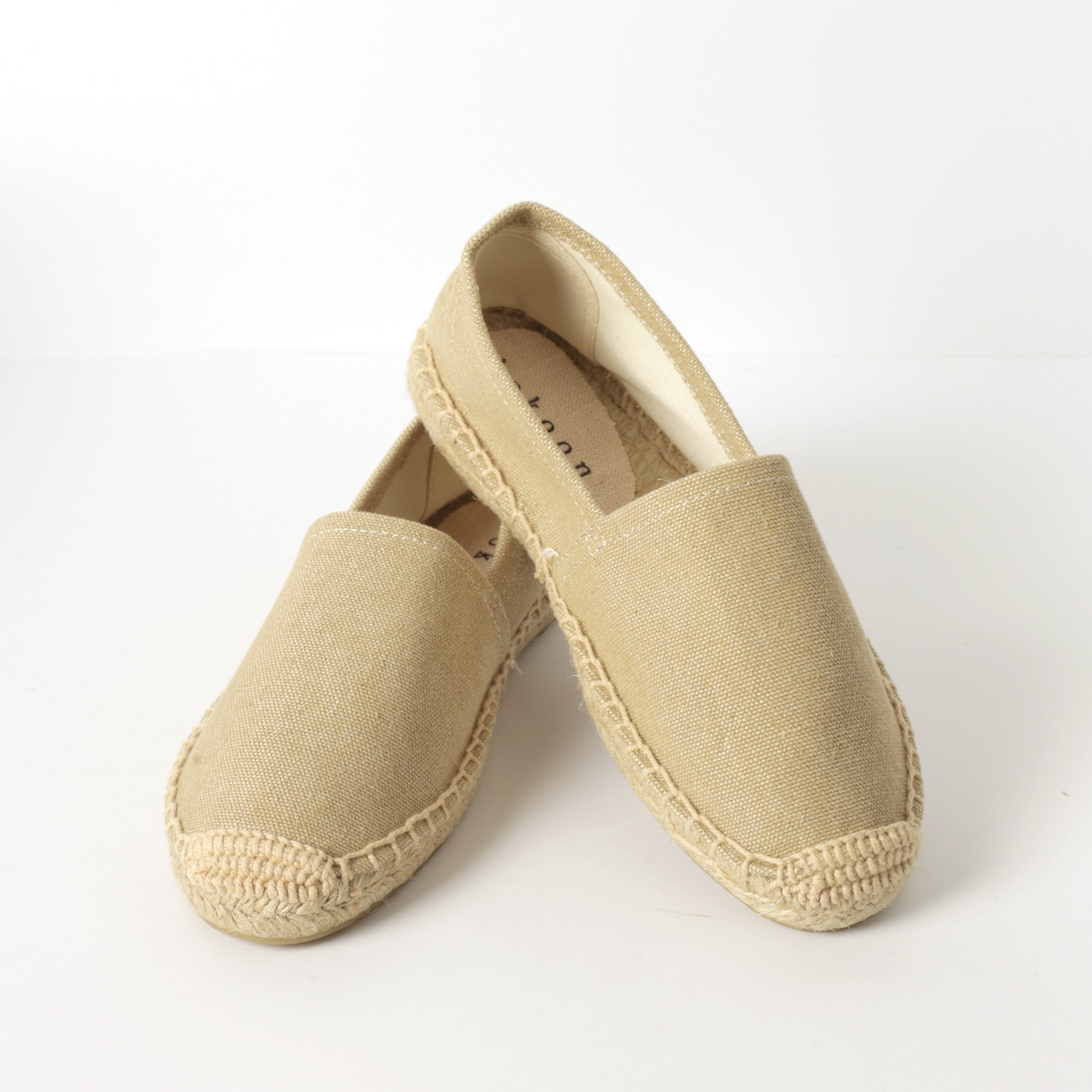 Men's Plain Espadrille - Beige – Kokoon