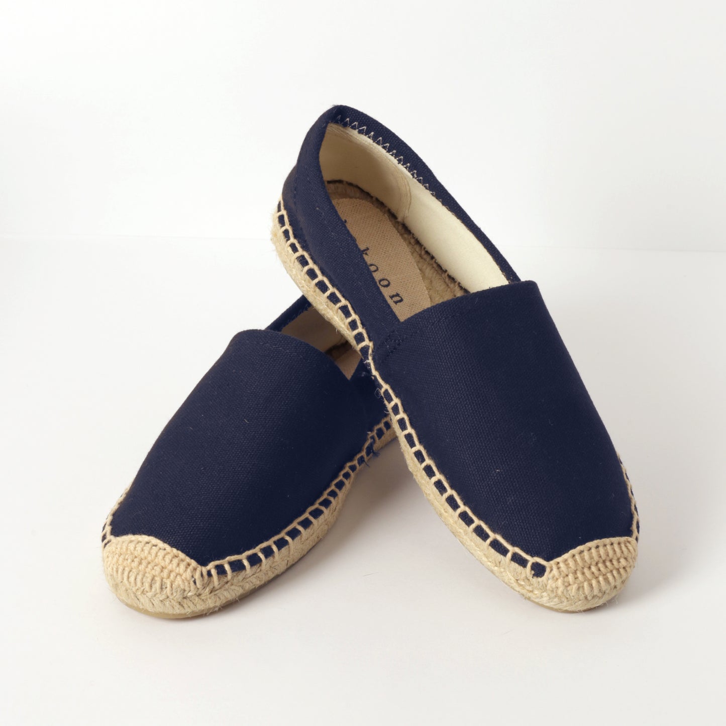 Men's Plain Espadrille - Navy Blue