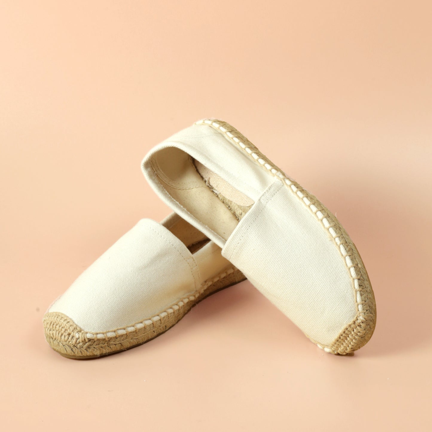 Plain White Espadrille