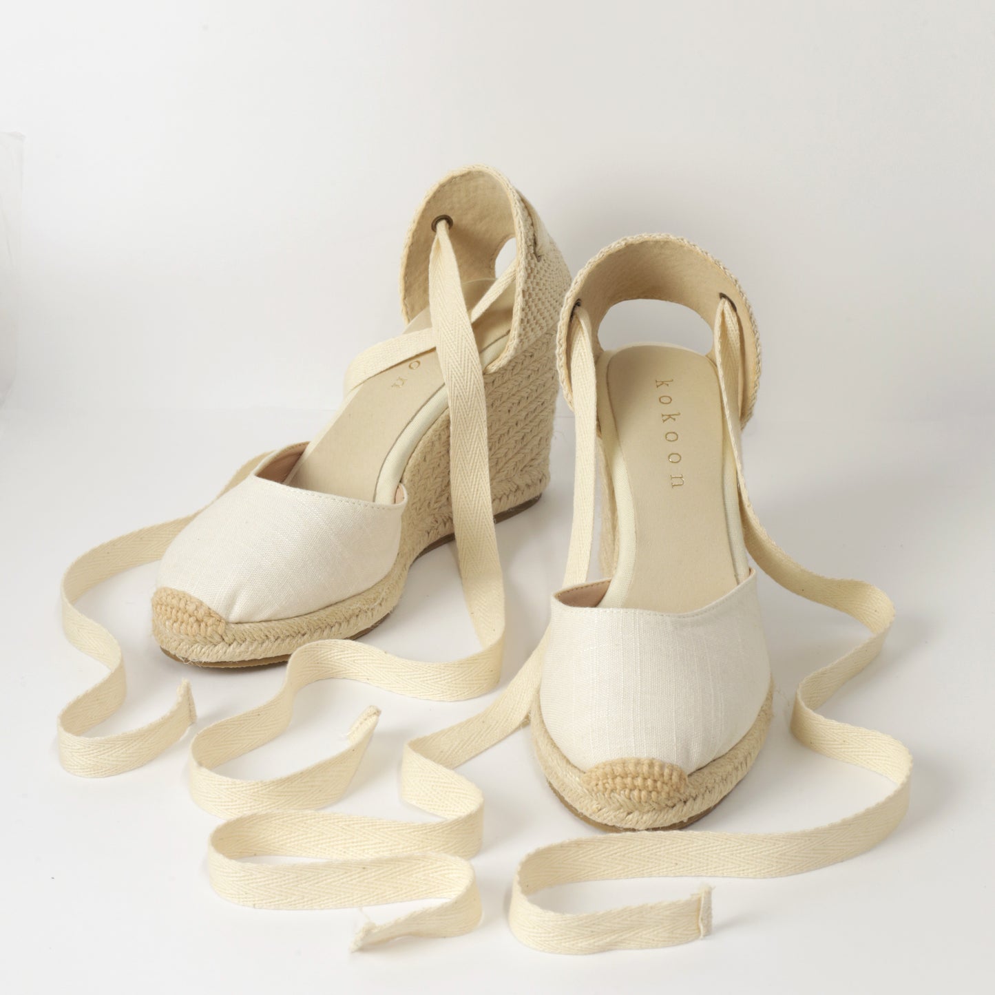 Wedge Espadrille - White